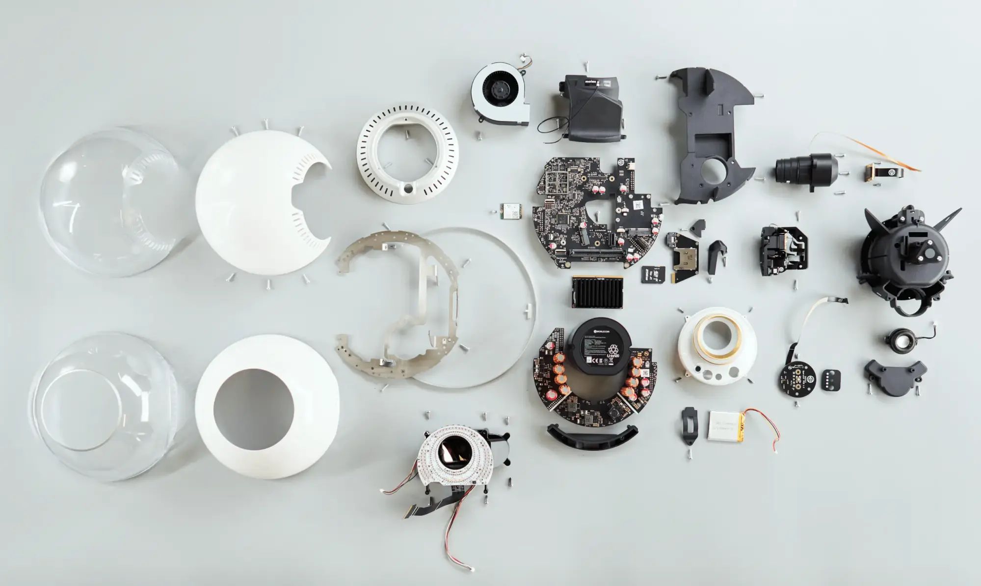 the components used to make the orb, from tools for humanity