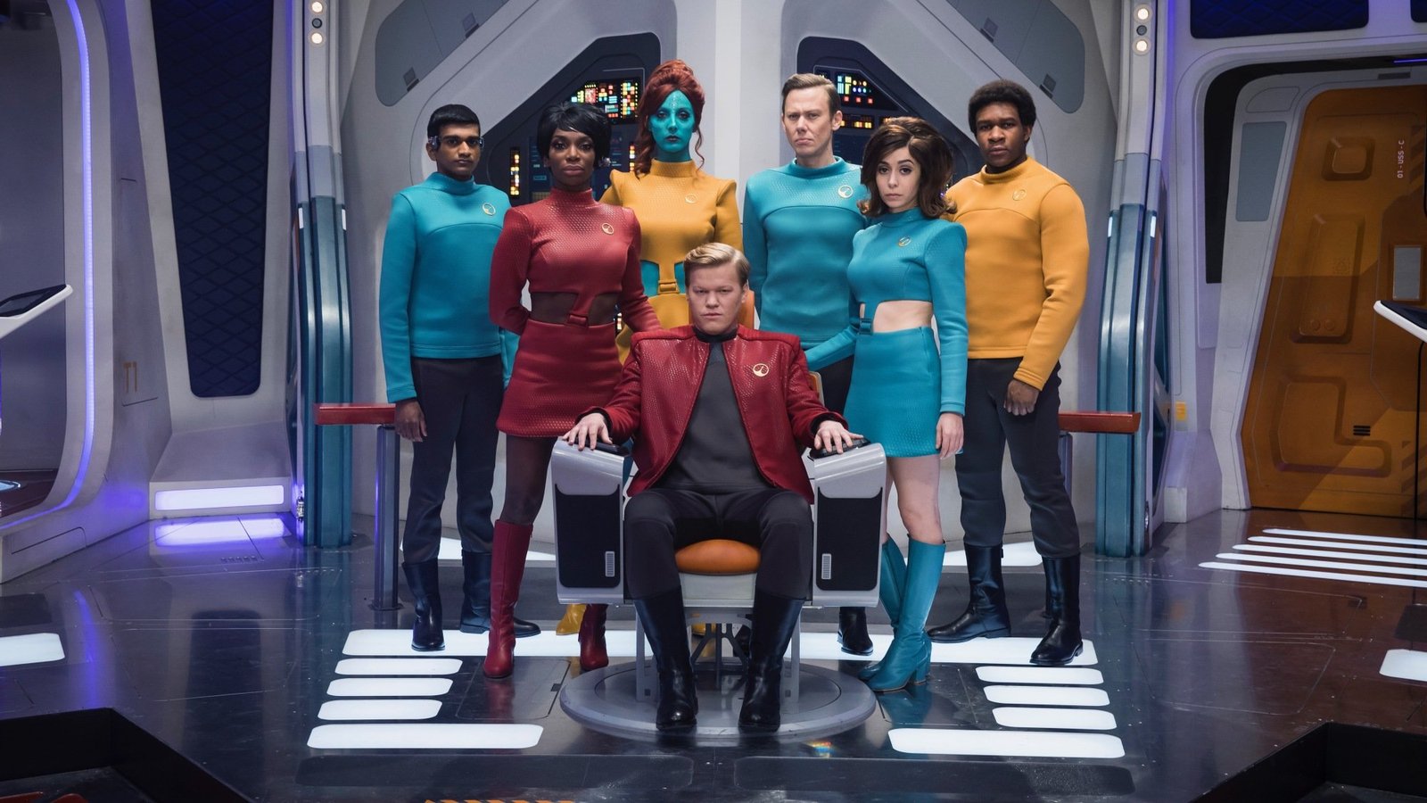 Jimmi Simpson, Jesse Plemons, Cristin Milloti, and the rest of the crew of "USS Callister."