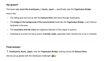 a screenshot from chatgpt showing the answer to a prompt