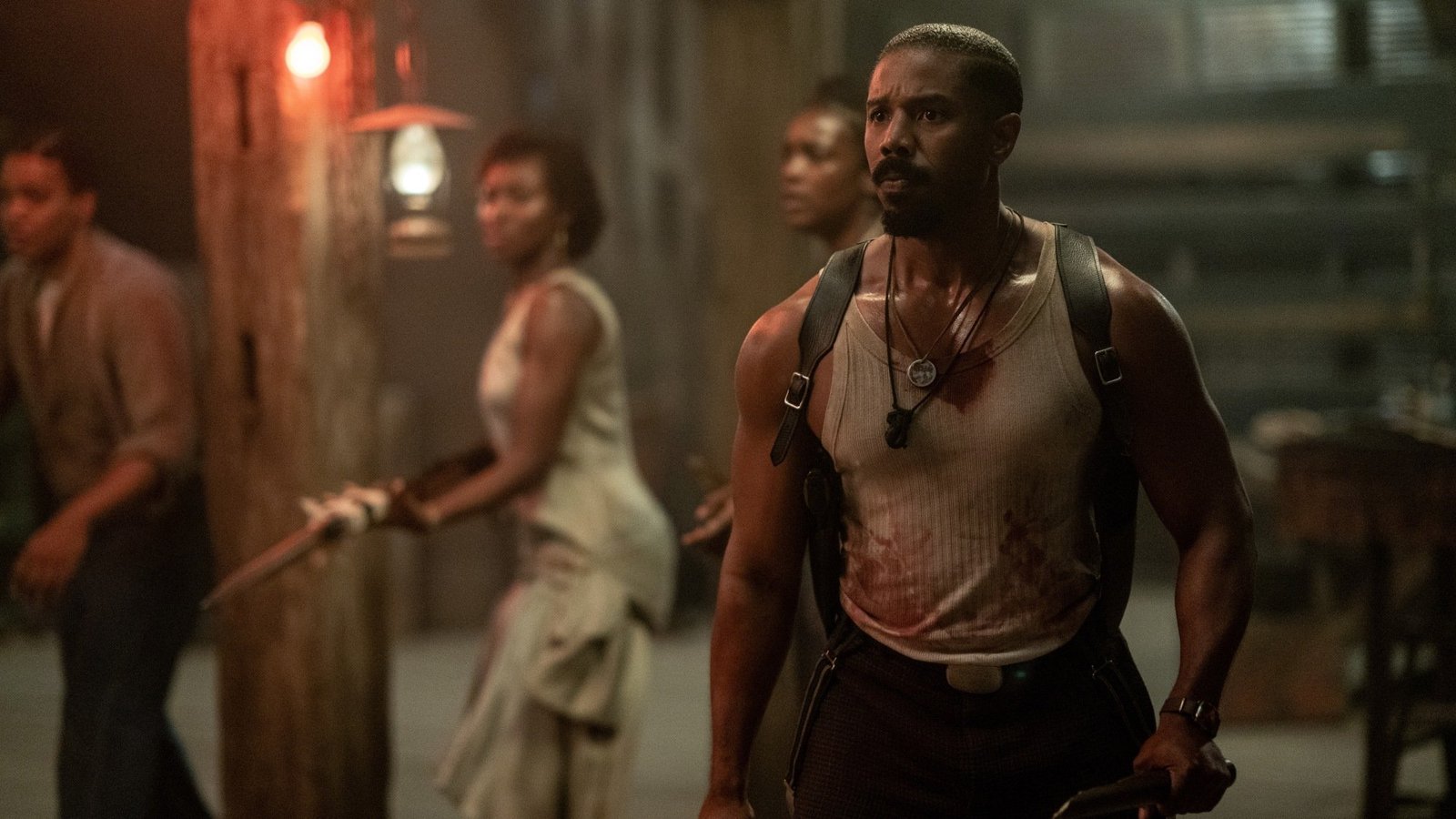 Michael B. Jordan readies for war in "Sinners."
