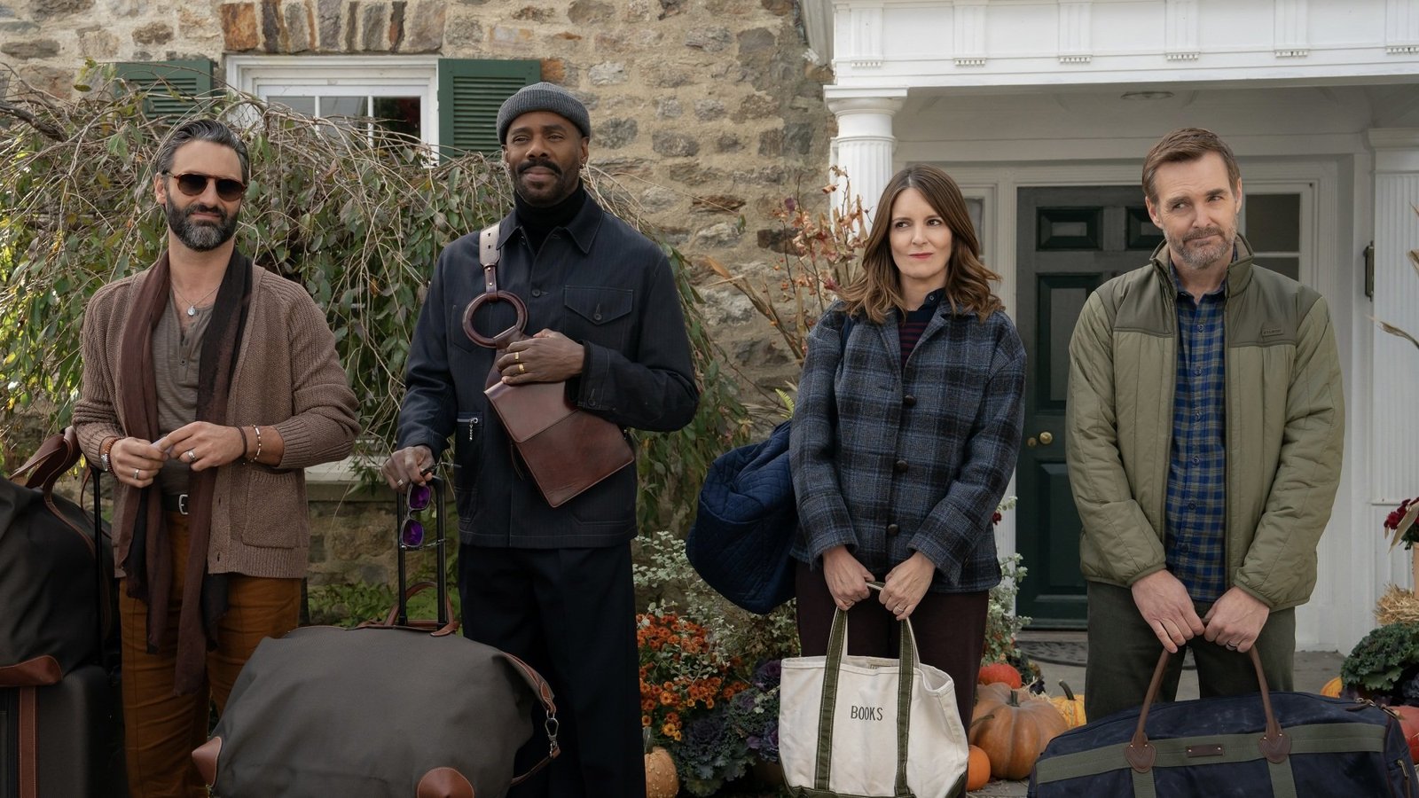 Marco Calvani, Colman Domingo, Tina Fey, and Will Forte in "The Four Seasons."